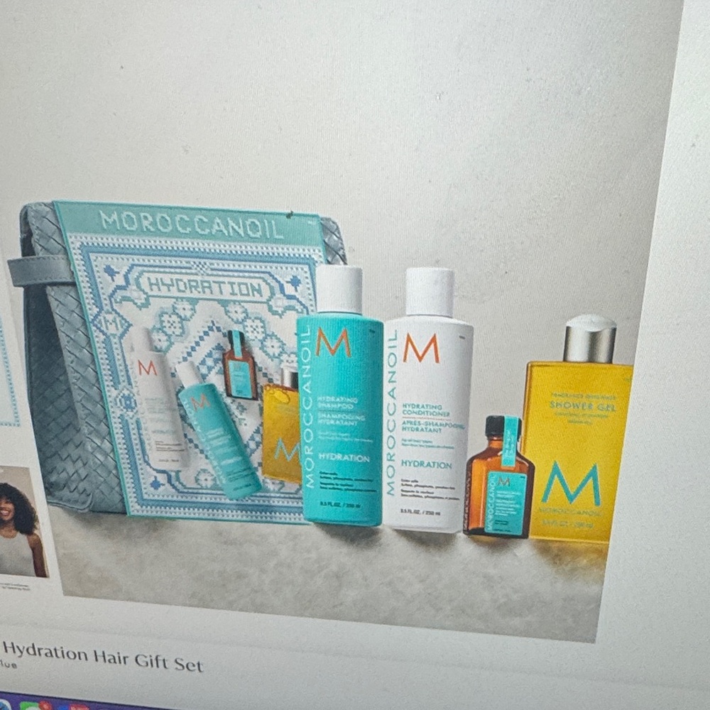 Moroccanoil Hydration Set - Blue, White, and Yellow